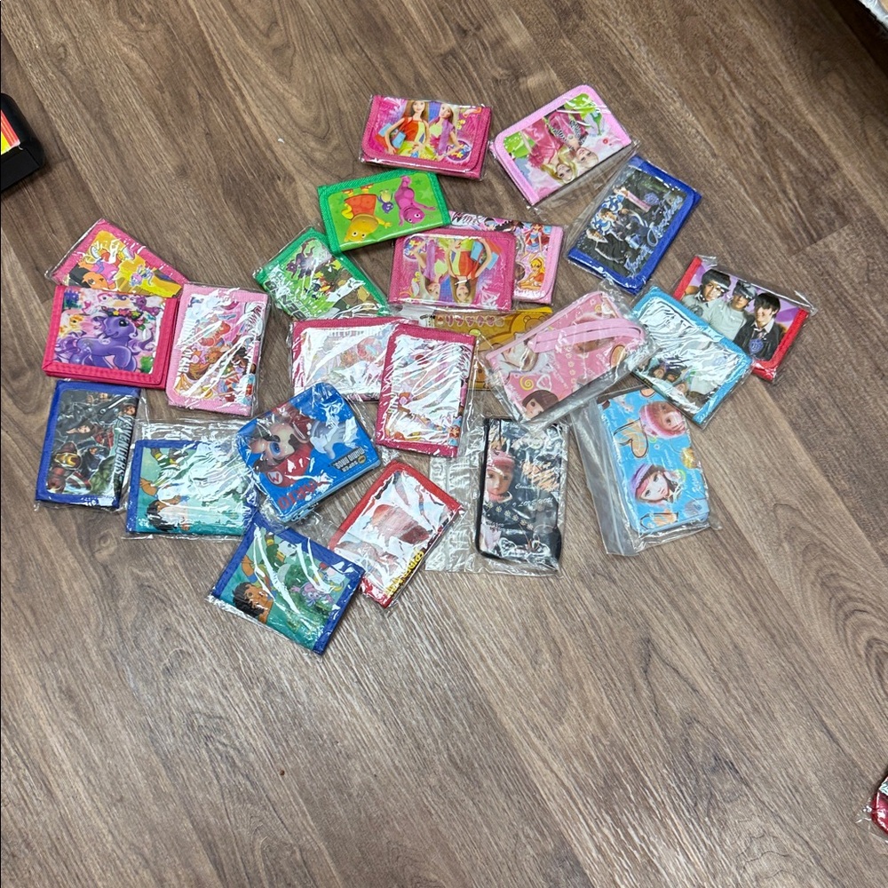 Colorful Kids' Wallets Collection, Spider-Man, Barbie, anime, Dora the Explorer